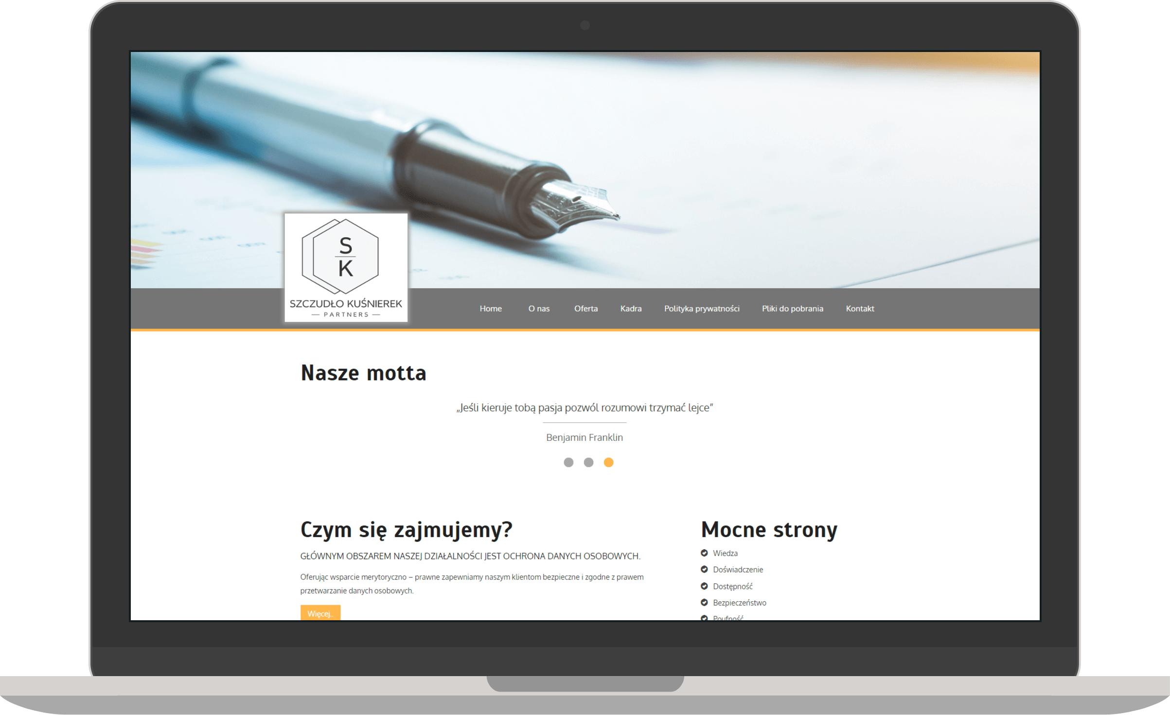 Strona internetowa dla Abi wykonana przez Birrt
